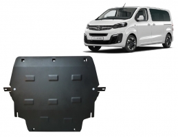 Steel sump guard for Vauxhall Zafira Life