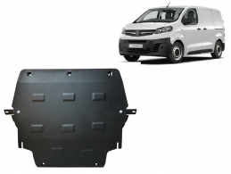 Steel sump guard for Vauxhall Vivaro C