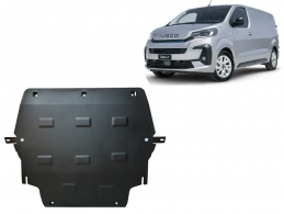 Steel sump guard for Iveco eJolly
