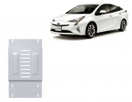 Aluminum catalytic converter guard/cat lock for Toyota Prius