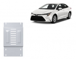 Aluminum catalytic converter guard/cat lock for Toyota Corolla