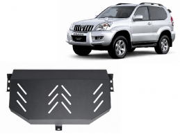 Steel fuel tank guard  for Toyota Land Cruiser J120 - only for 3 doors model 