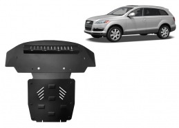 Steel sump guard for Audi Q7