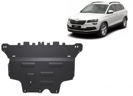 Steel sump guard for Skoda Karoq 