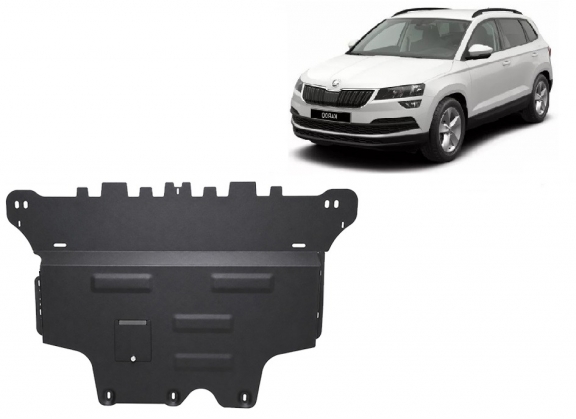 Steel sump guard for Skoda Karoq 