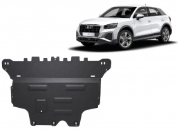 Steel sump guard for Audi Q2