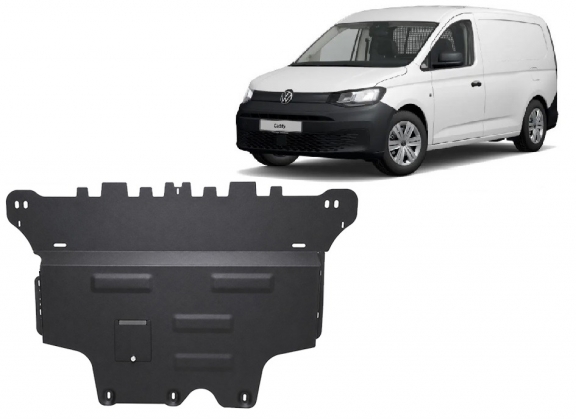 Steel sump guard for VW Caddy