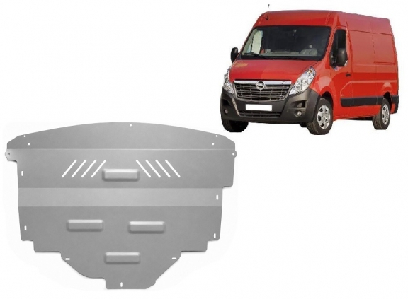 Aluminium  sump guard for Opel Movano