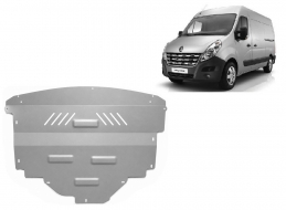 Aluminium  sump guard for Renault Master