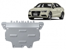 Aluminum sump guard for Audi A3