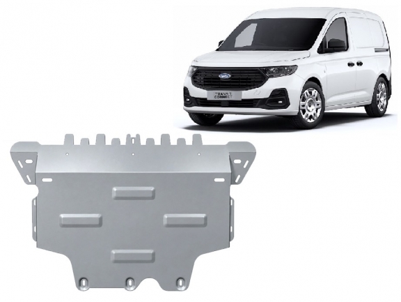 Aluminum sump guard for Ford Transit Connect