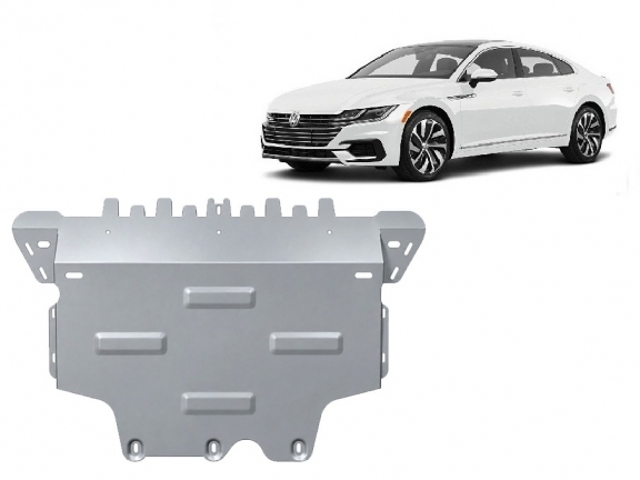 Aluminum sump guard for VW Arteon
