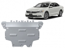 Aluminum sump guard for VW Passat Alltrack