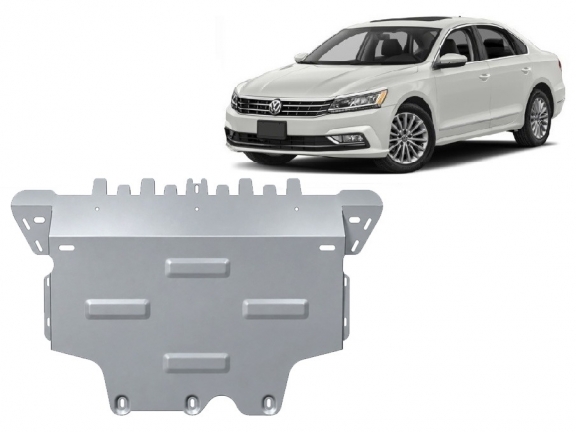 Aluminum sump guard for VW Passat Alltrack