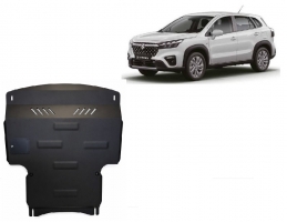 Steel sump guard for the protection of the engine and the gearbox for Suzuki S-Cross