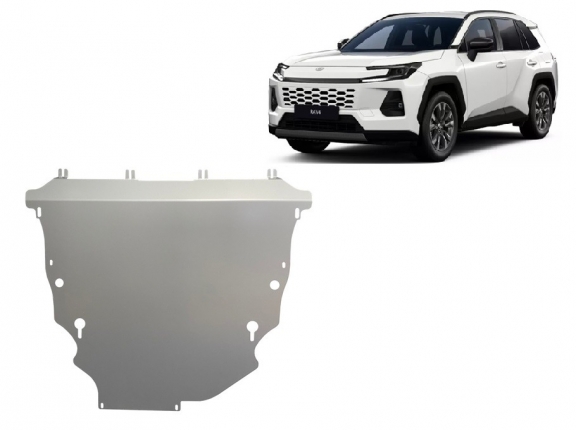 Aluminum sump guard for Toyota RAV4