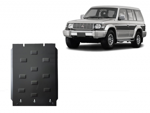 Steel gearbox guard for Mitsubishi Shogun 2