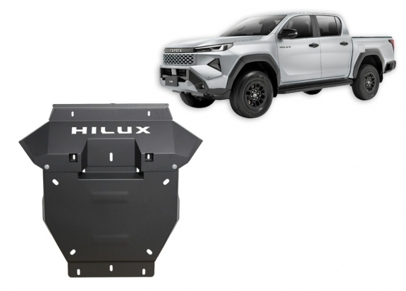 Steel sump guard for Toyota Hilux EV