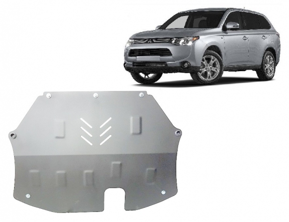 Aluminum sump guard for Mitsubishi Outlander