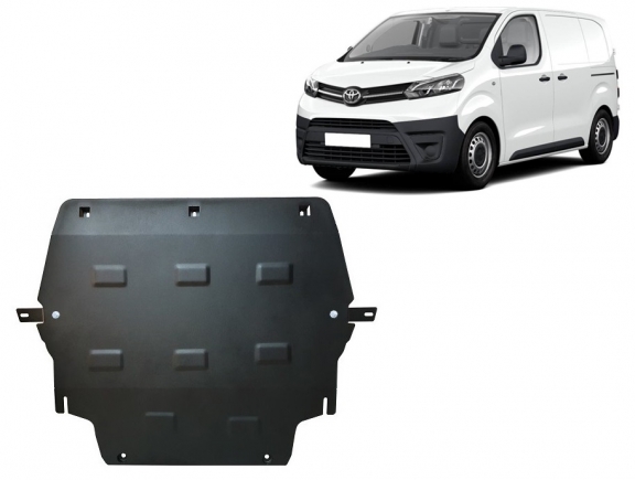 Steel sump guard for Toyota Proace