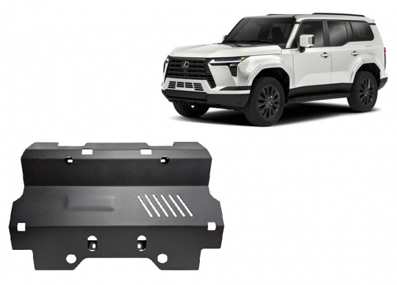 Steel radiator guard for Lexus GX