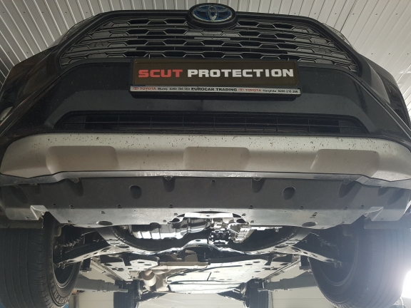 Steel sump guard for Toyota Rav4