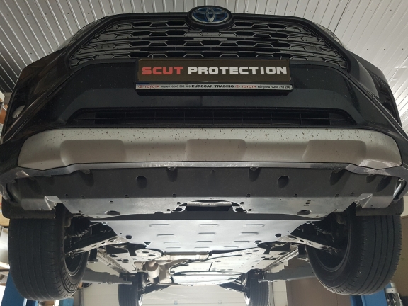 Steel sump guard for Toyota Rav4