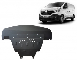 Steel sump guard for Renault Trafic 3 