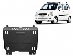 Steel sump guard for Vauxhall Agila (H00)