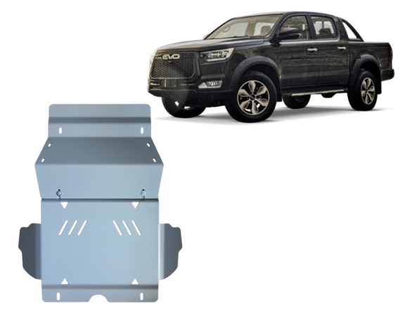 Aluminium  sump guard for Evo Cross 4