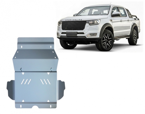 Aluminum sump guard for Sportequipe SK