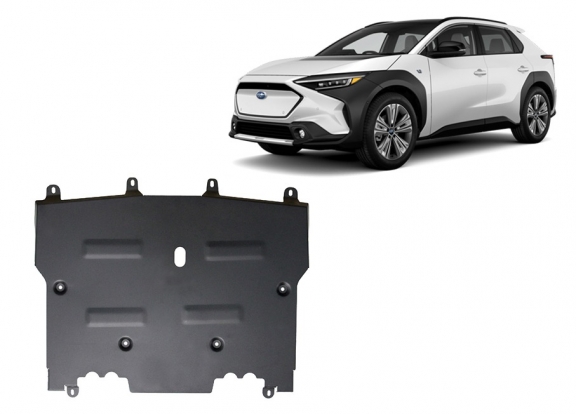 Steel sump guard for Subaru Soltera