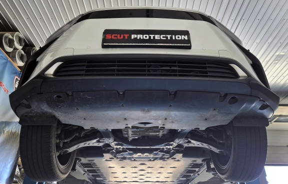 Aluminum sump guard for Toyota BZ4X