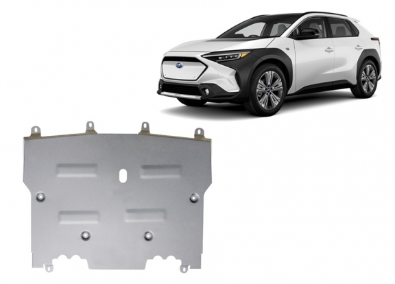 Aluminum sump guard for Subaru Soltera