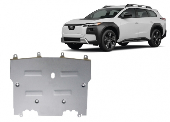 Aluminum sump guard for Subaru Trailseeker