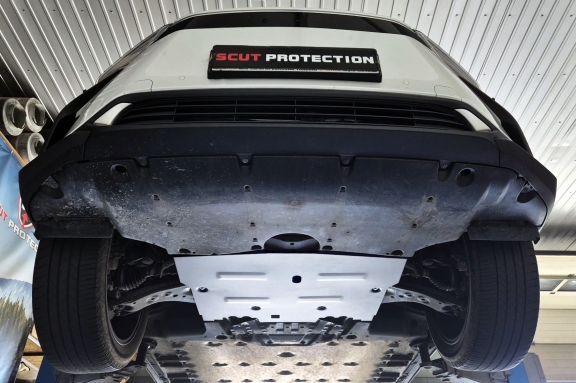 Aluminum sump guard for Toyota BZ4X