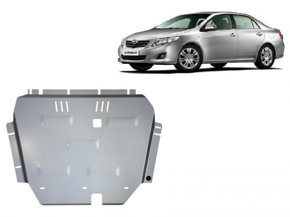 Aluminum sump guard for Toyota Corolla