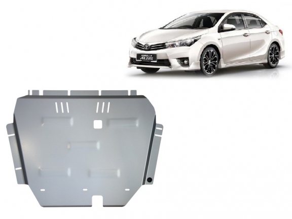 Aluminum sump guard for Toyota Corolla