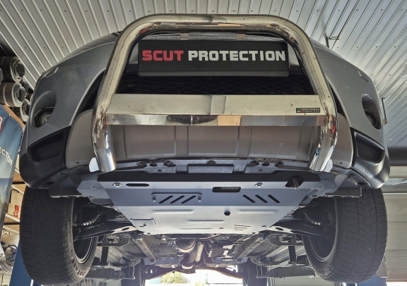 Steel sump guard for Mitsubishi Outlander