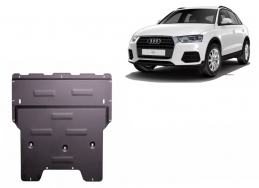 Steel sump guard for Audi Q3