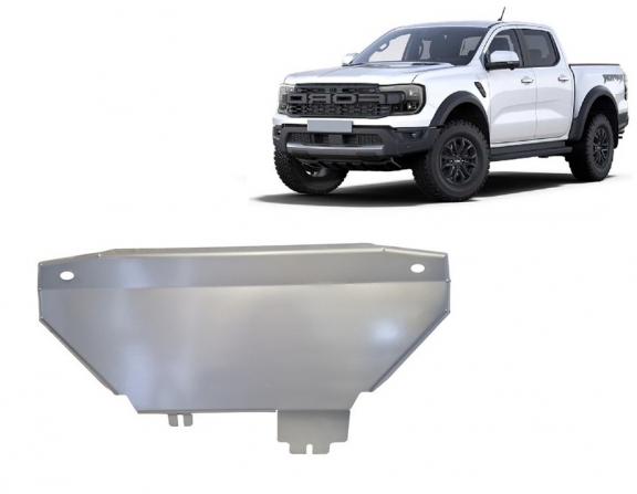 Aluminum radiator guard for Ford Ranger Raptor