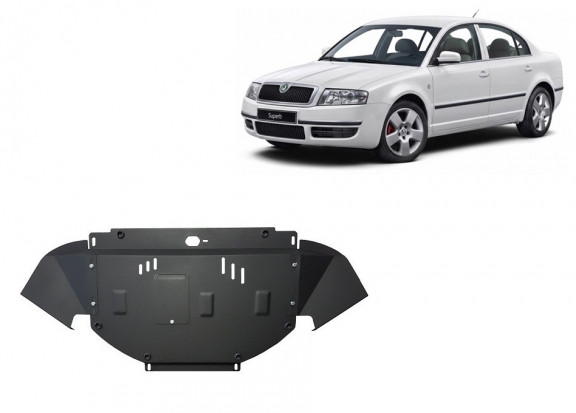 Steel sump guard for Skoda Superb - 1,8  1,9 2,0 TDI