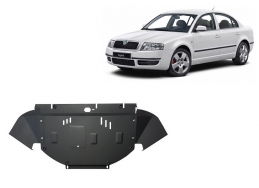 Steel sump guard for Skoda Superb - 2.5 Tdi, V6