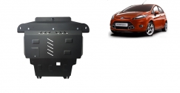 Steel sump guard for Ford Fiesta