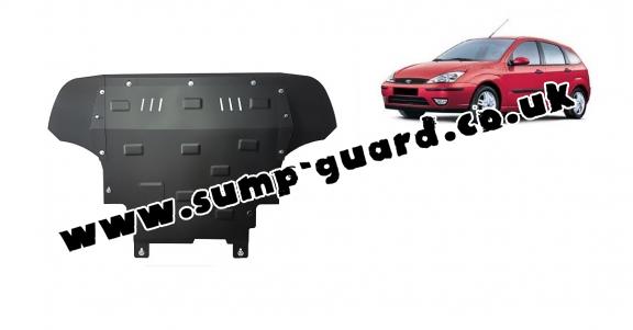 Steel sump guard for Ford Focus 1