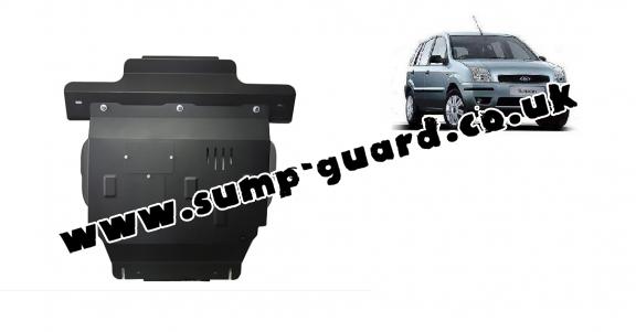 Steel sump guard for Ford Fusion