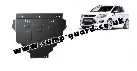 Steel sump guard for Ford Kuga