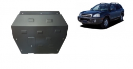 Steel sump guard for Hyundai Santa Fe