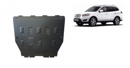 Steel sump guard for Hyundai Santa Fe