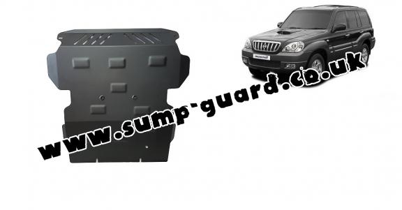 Steel sump guard for Hyundai Terracan